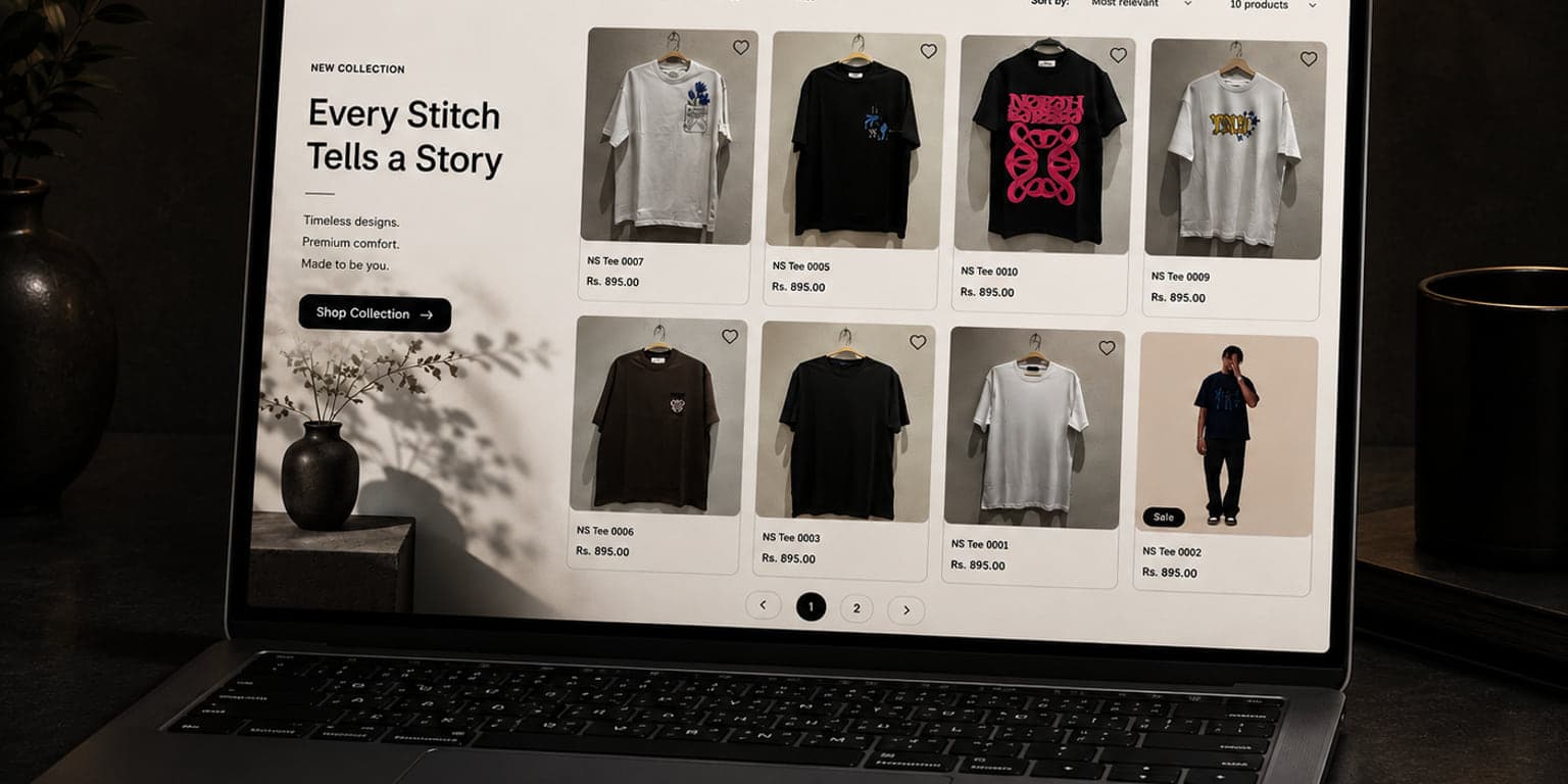 The North Street — case study hero visual by Branditars