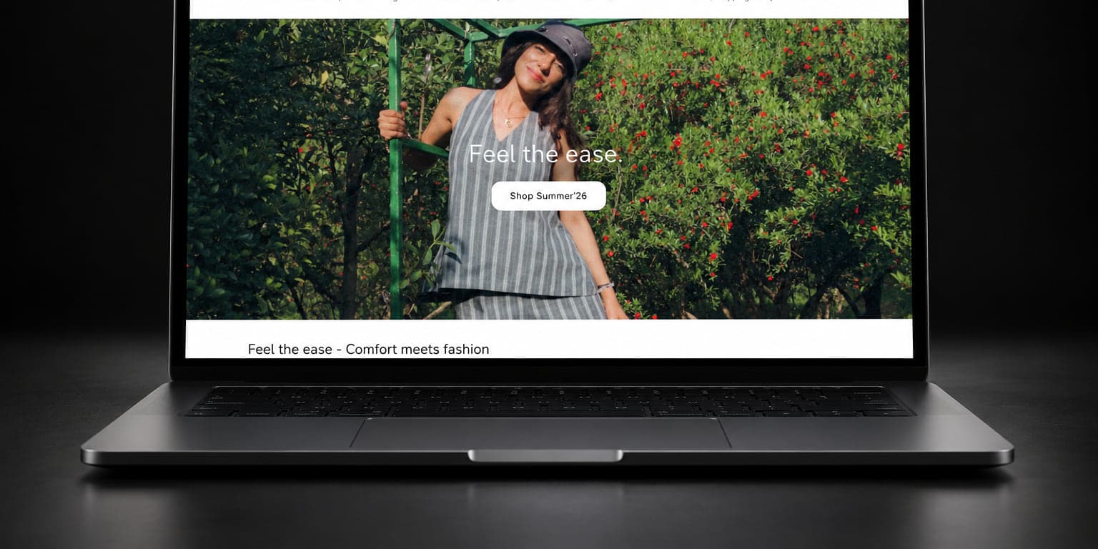 Obleka — case study hero visual by Branditars